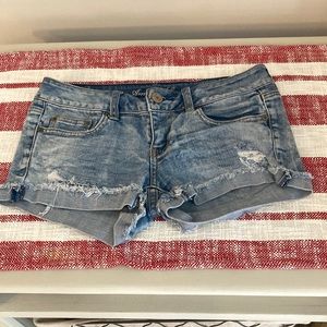 American eagle denim shorts size 2 stretch